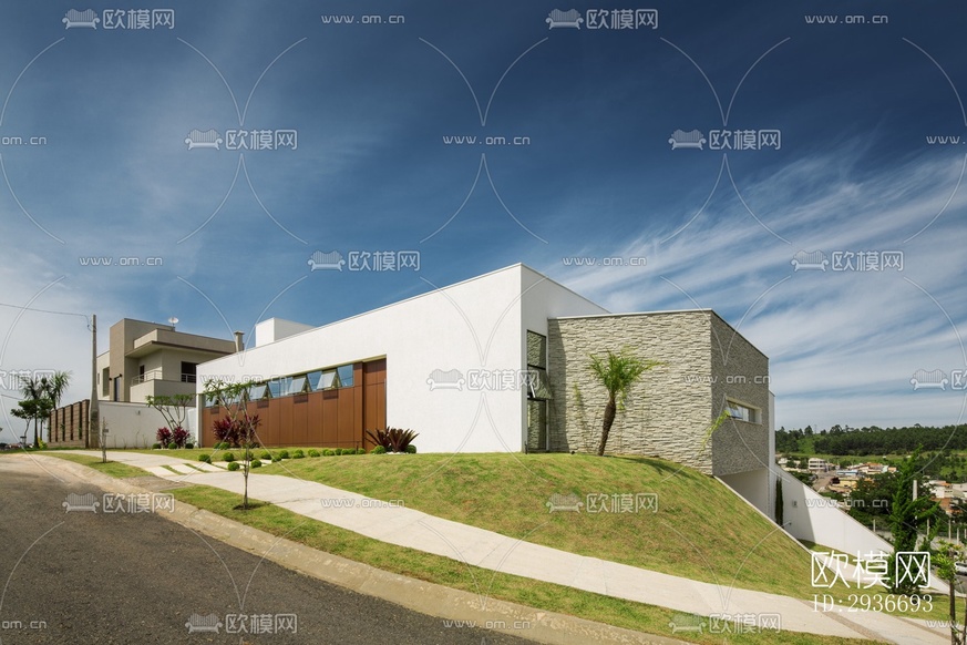 现代居住建筑效果图下载(渲染图19)