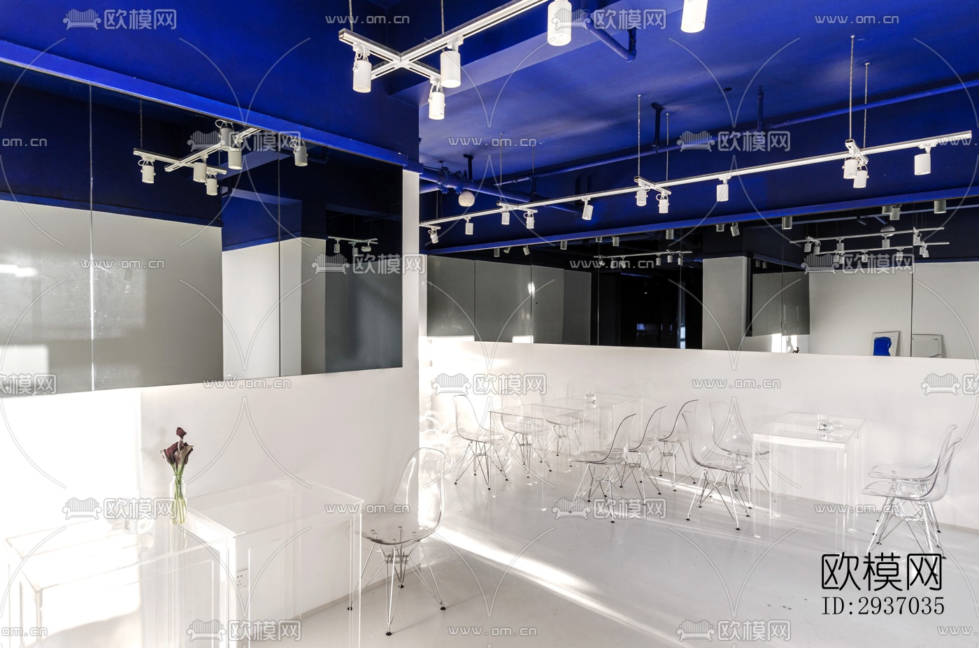 现代咖啡奶茶效果图下载（渲染图10）