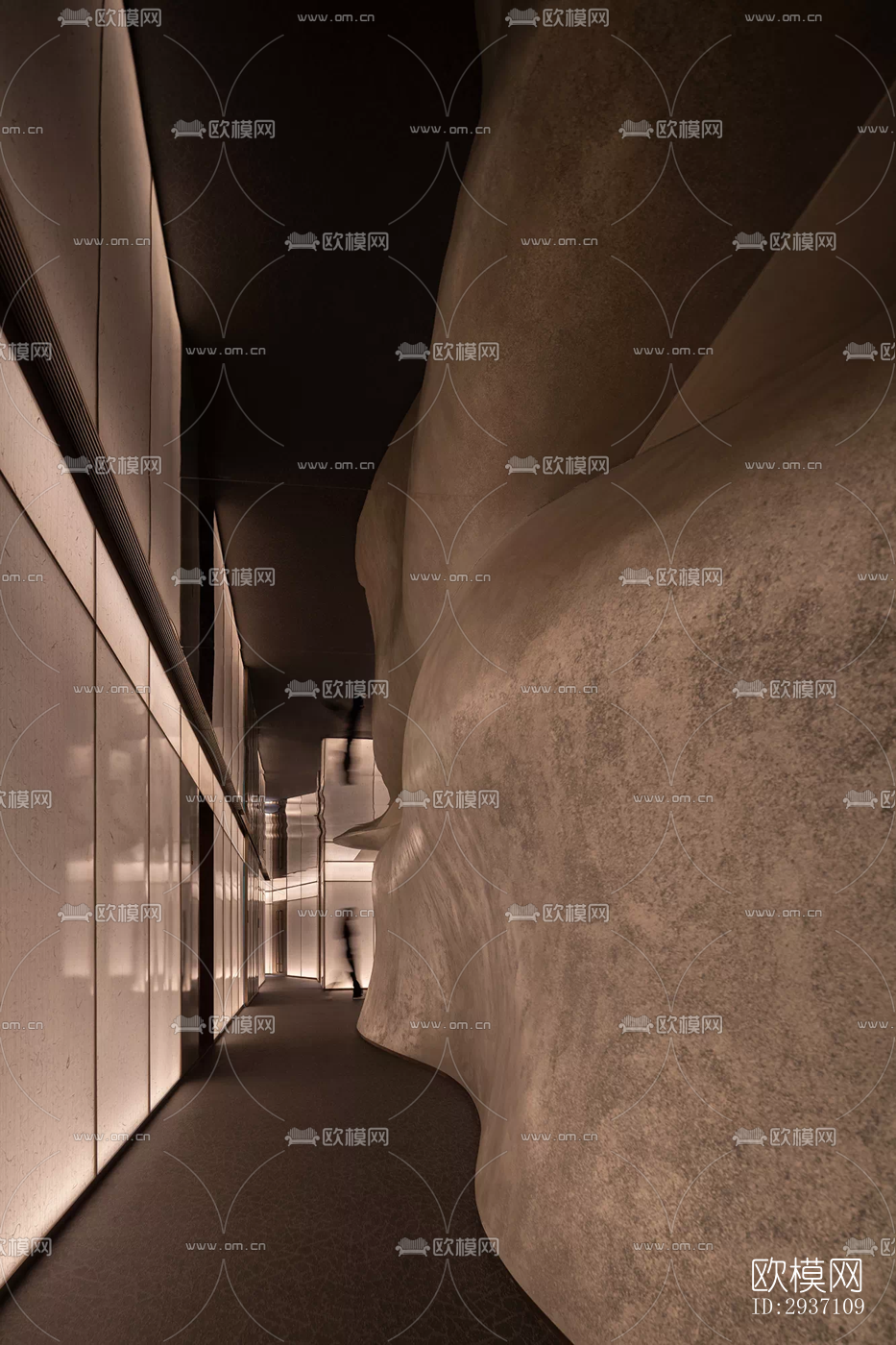 侘寂西餐厅效果图下载（渲染图7）