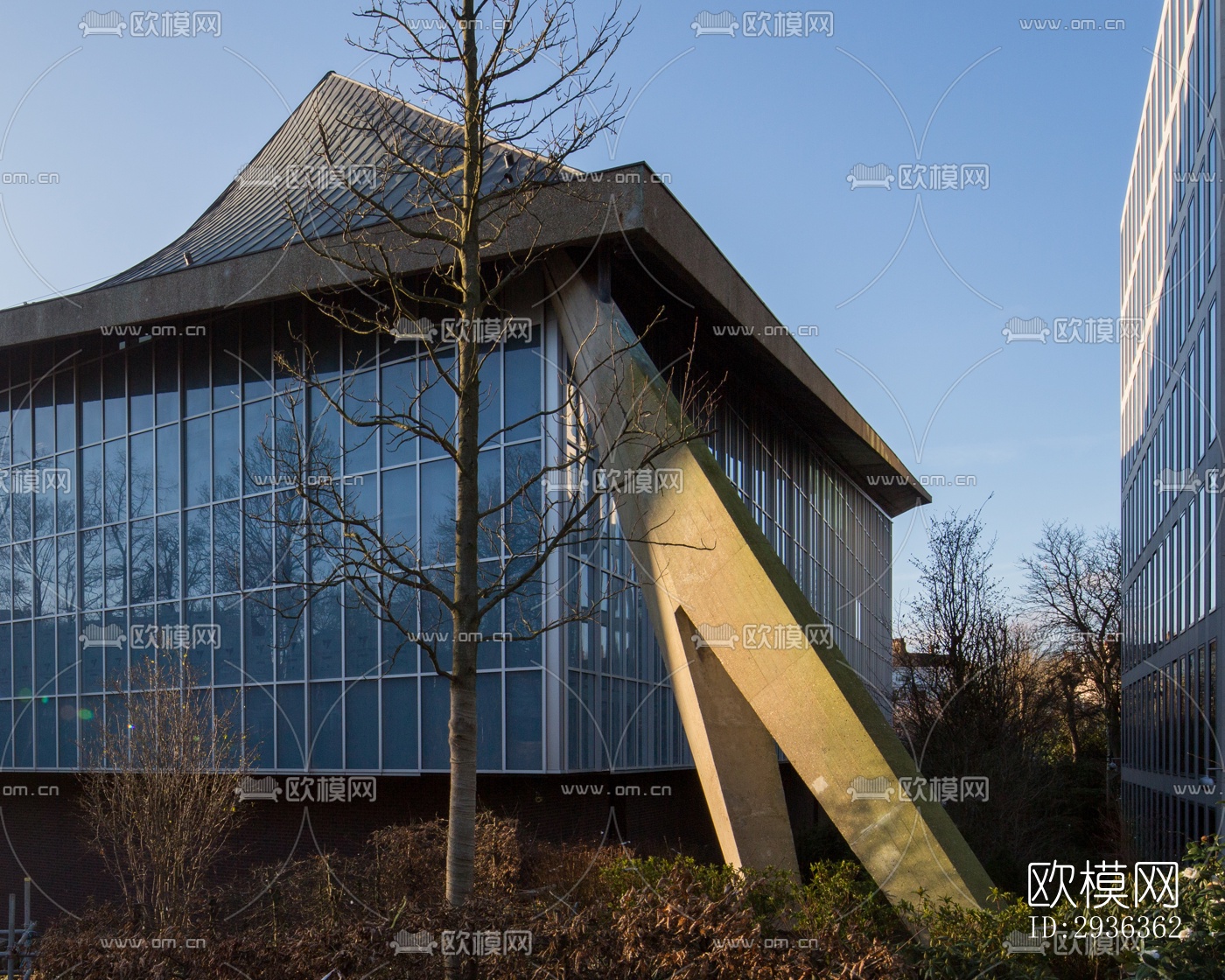 现代美术博物馆效果图下载（渲染图1）