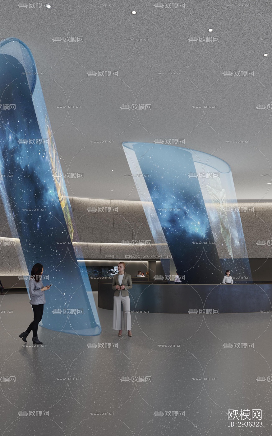 现代美术博物馆效果图下载（渲染图8）