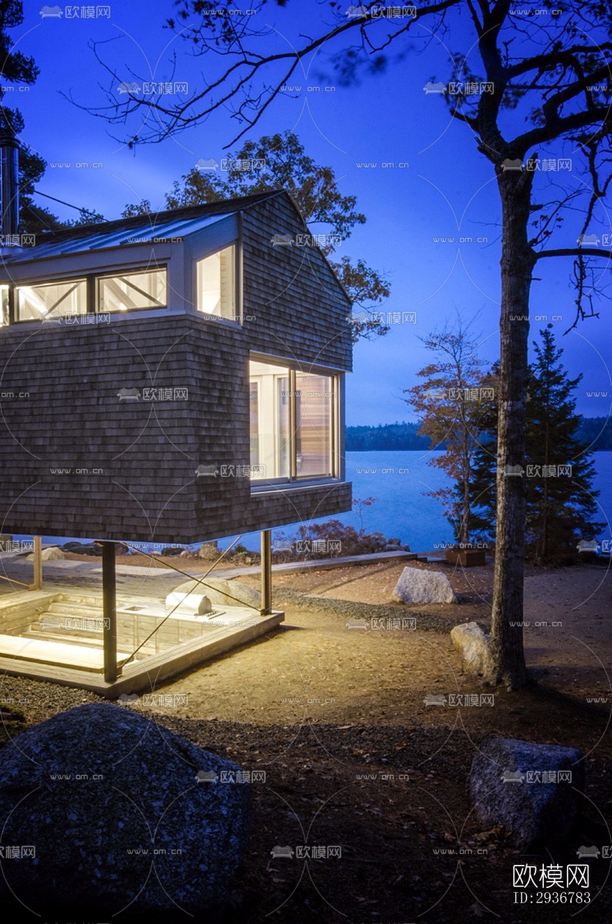 现代居住建筑效果图下载（渲染图16）