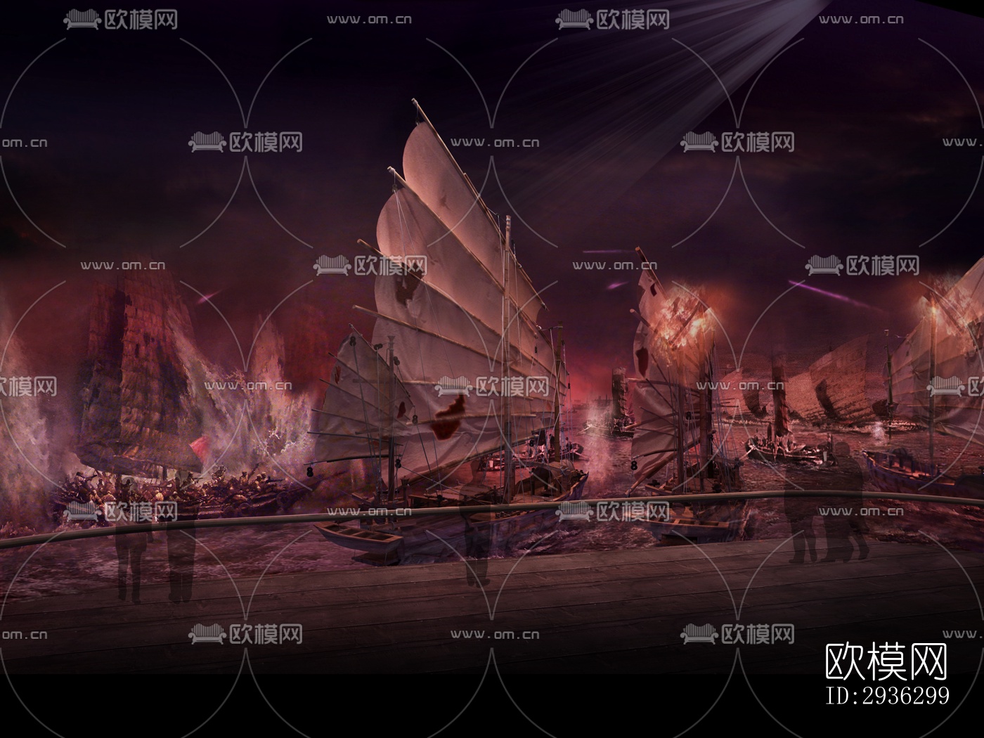 新中式美术博物馆效果图下载（渲染图11）