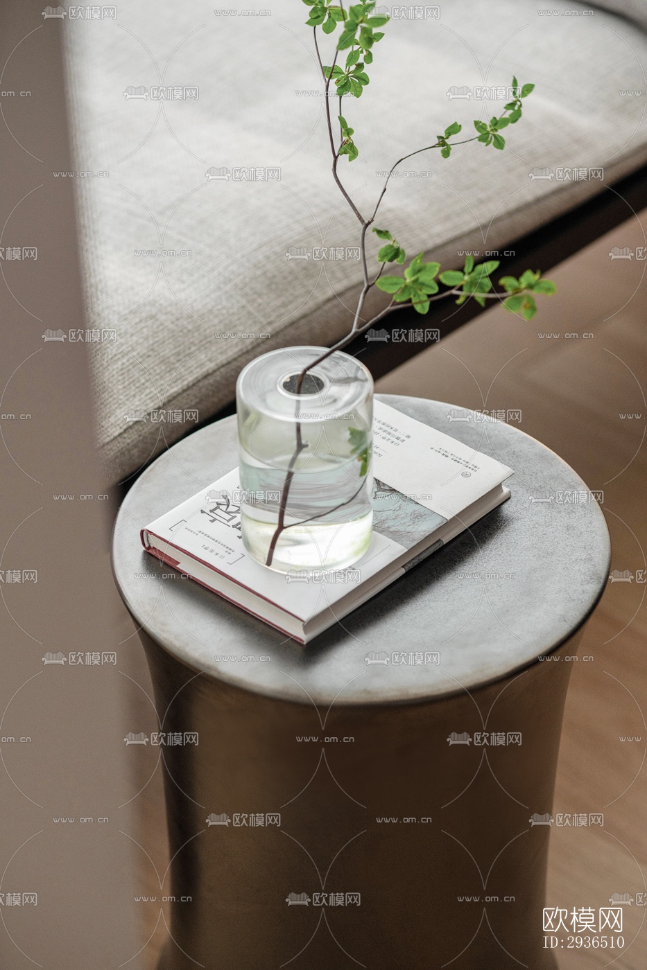 现代办公区效果图下载（渲染图2）