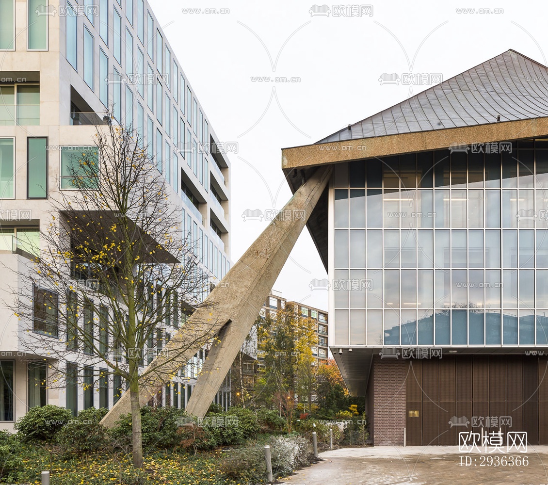 现代美术博物馆效果图下载（渲染图7）