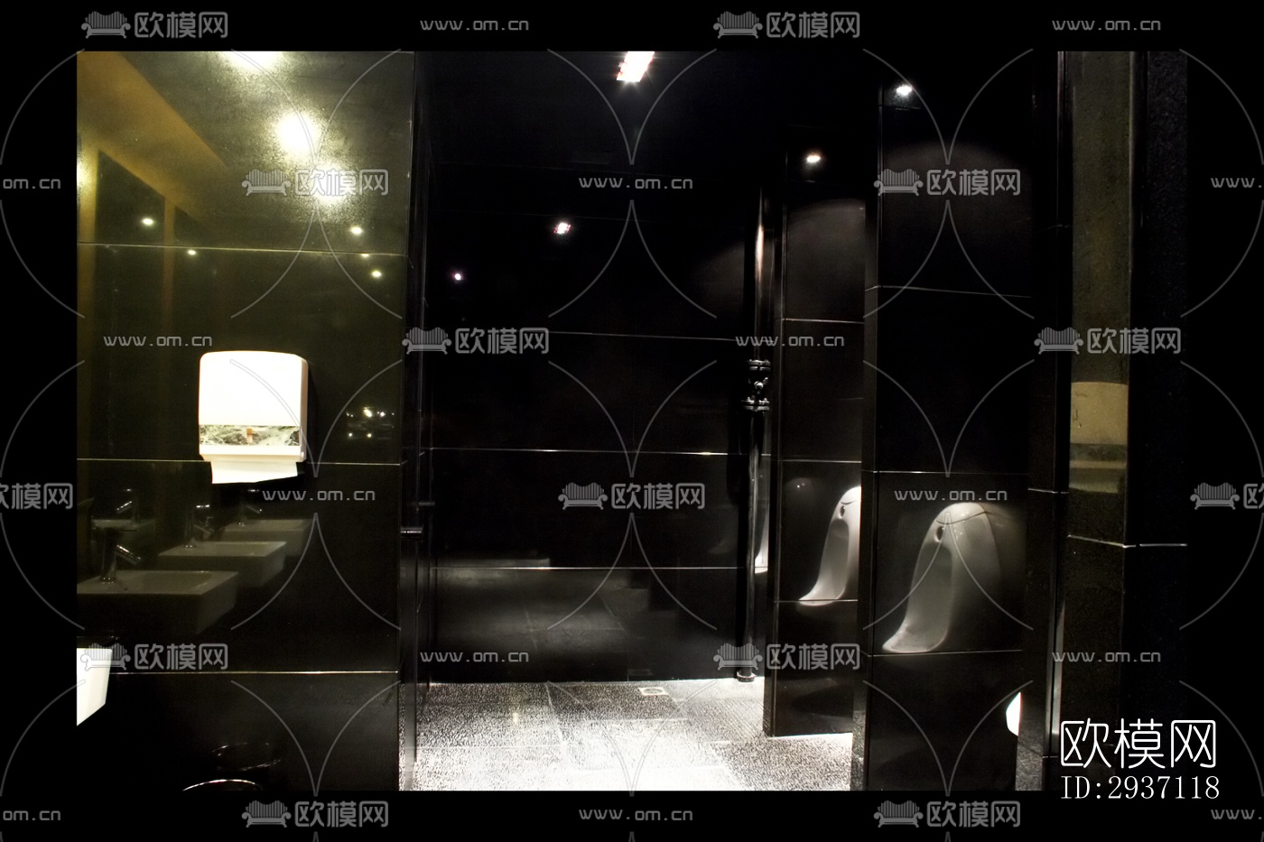 后现代西餐厅效果图下载（渲染图5）