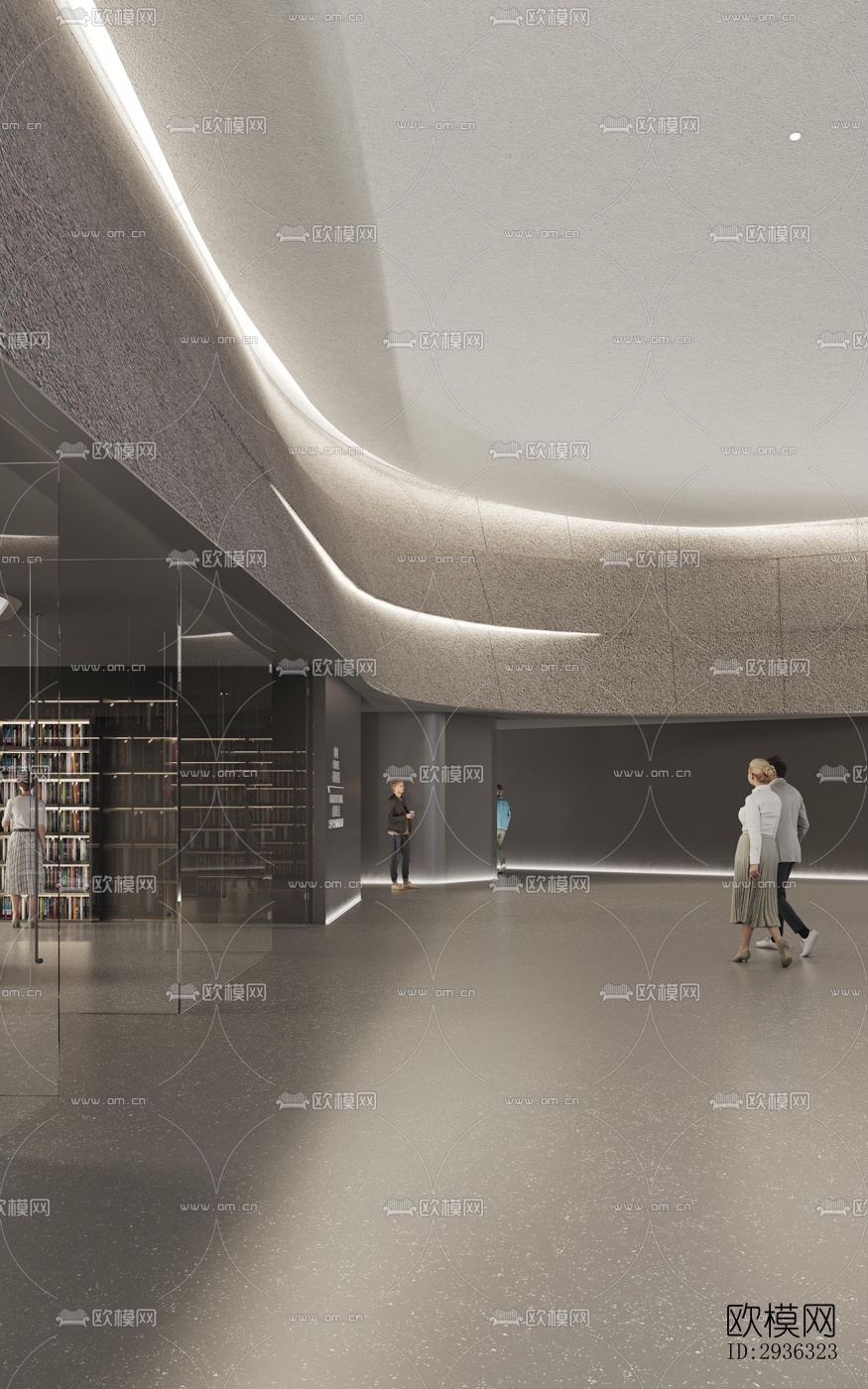 现代美术博物馆效果图下载（渲染图9）