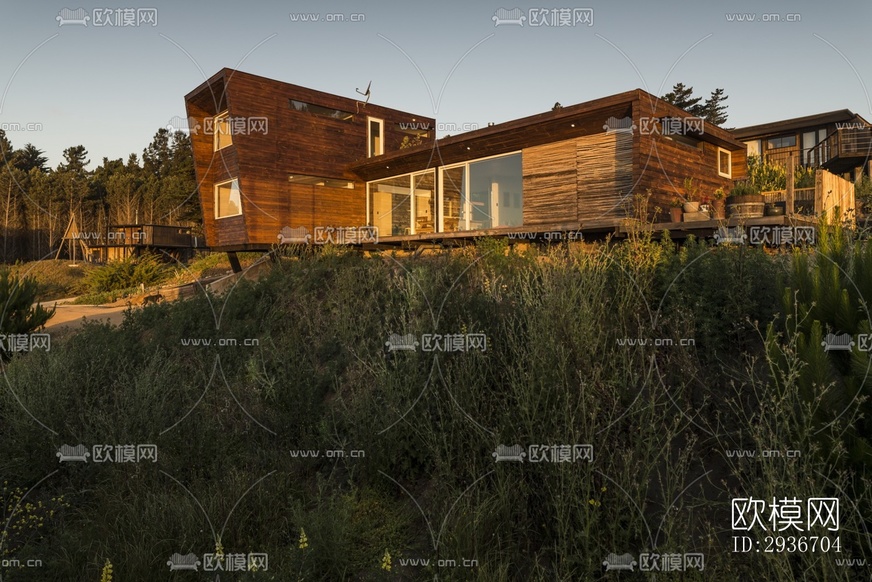 现代居住建筑效果图下载(渲染图3)