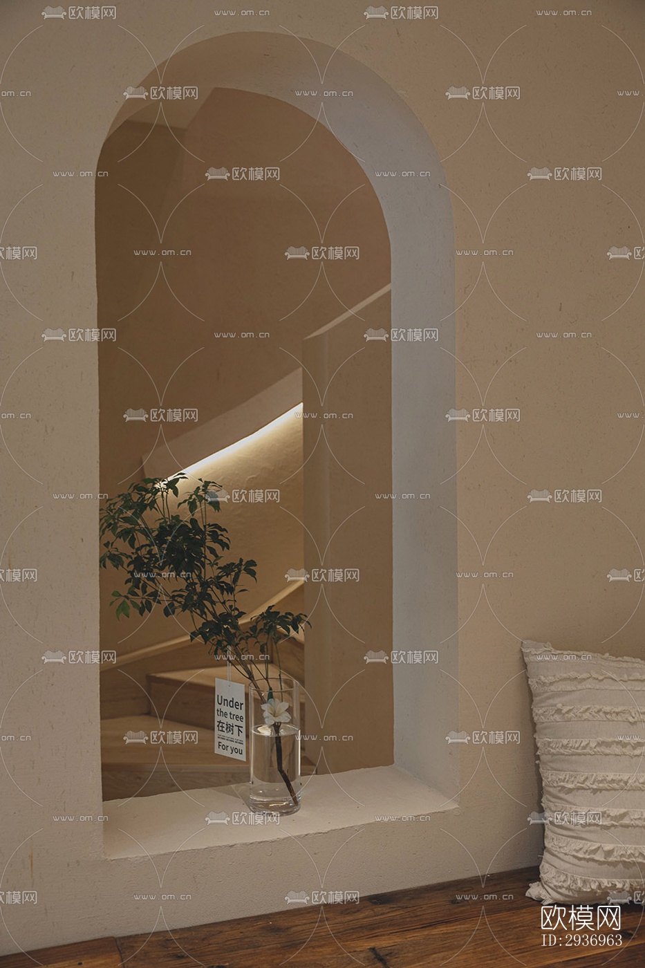 侘寂咖啡奶茶效果图下载（渲染图2）