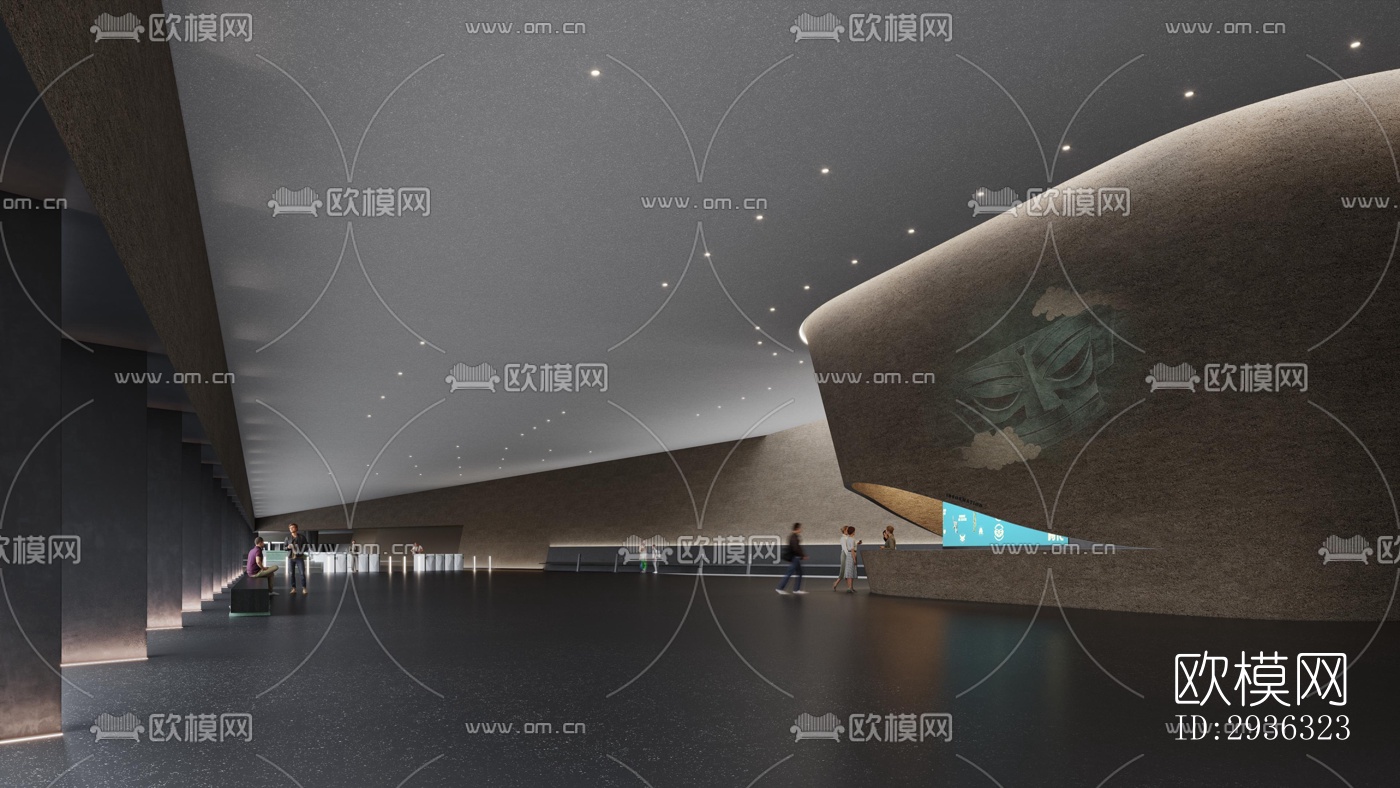 现代美术博物馆效果图下载（渲染图18）