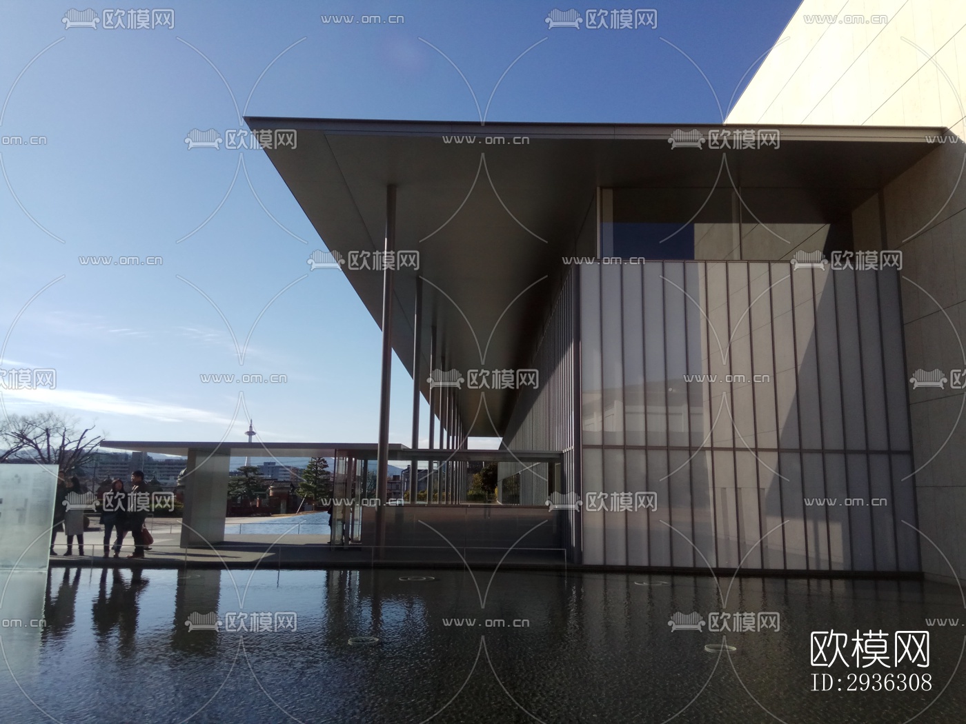 日式美术博物馆效果图下载（渲染图9）