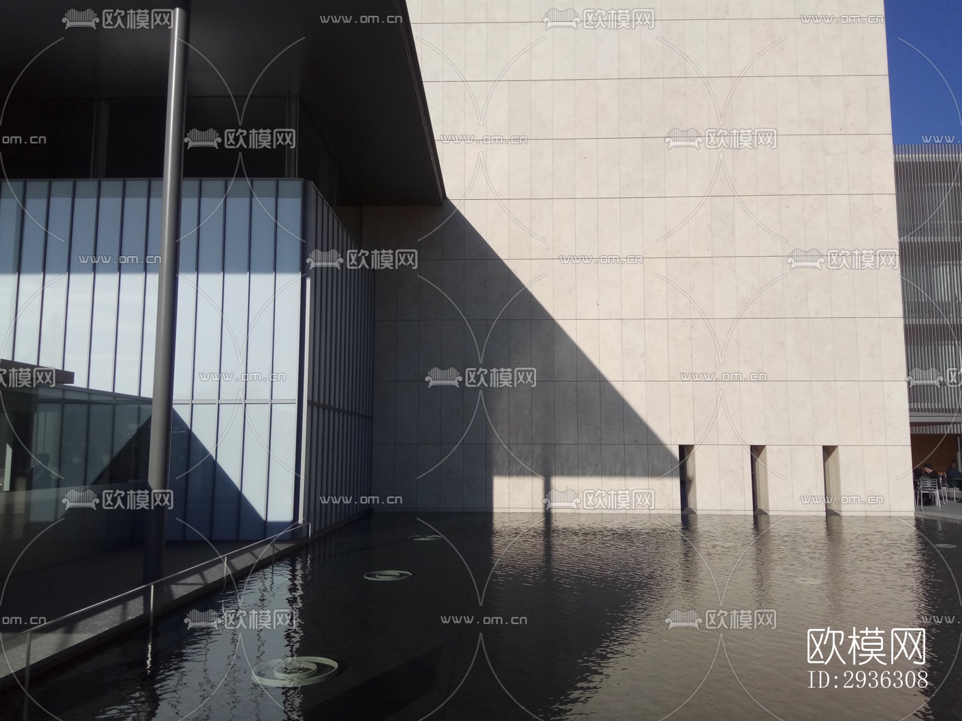 日式美术博物馆效果图下载（渲染图7）