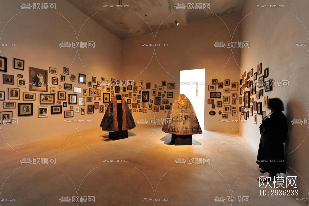 中古风美术博物馆效果图下载（渲染图15）
