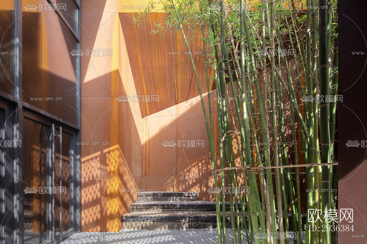 高级灰美术博物馆效果图下载（渲染图11）