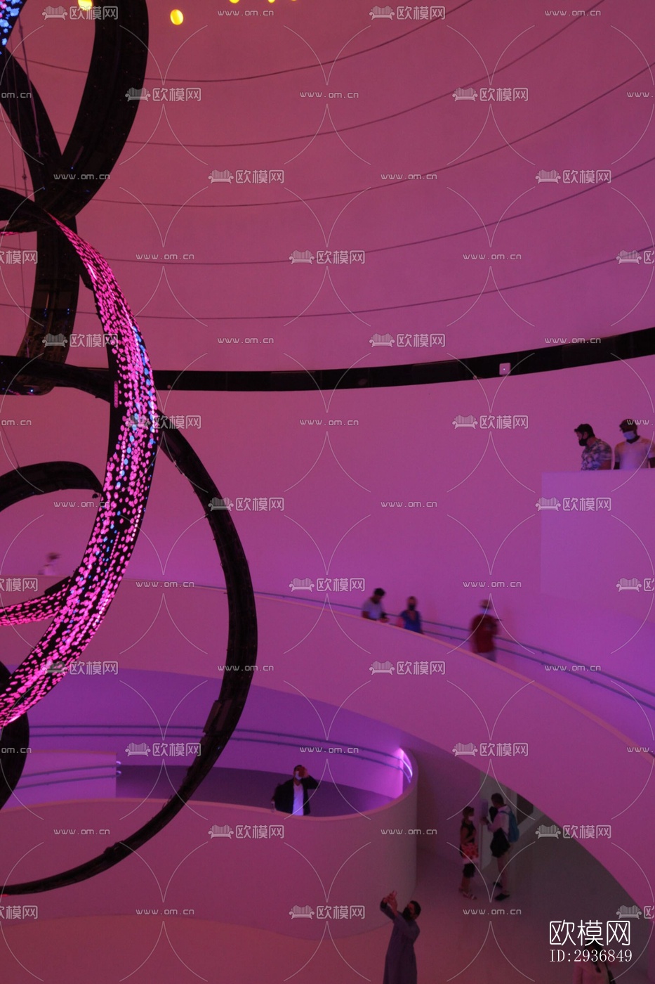 现代文体建筑效果图下载（渲染图5）