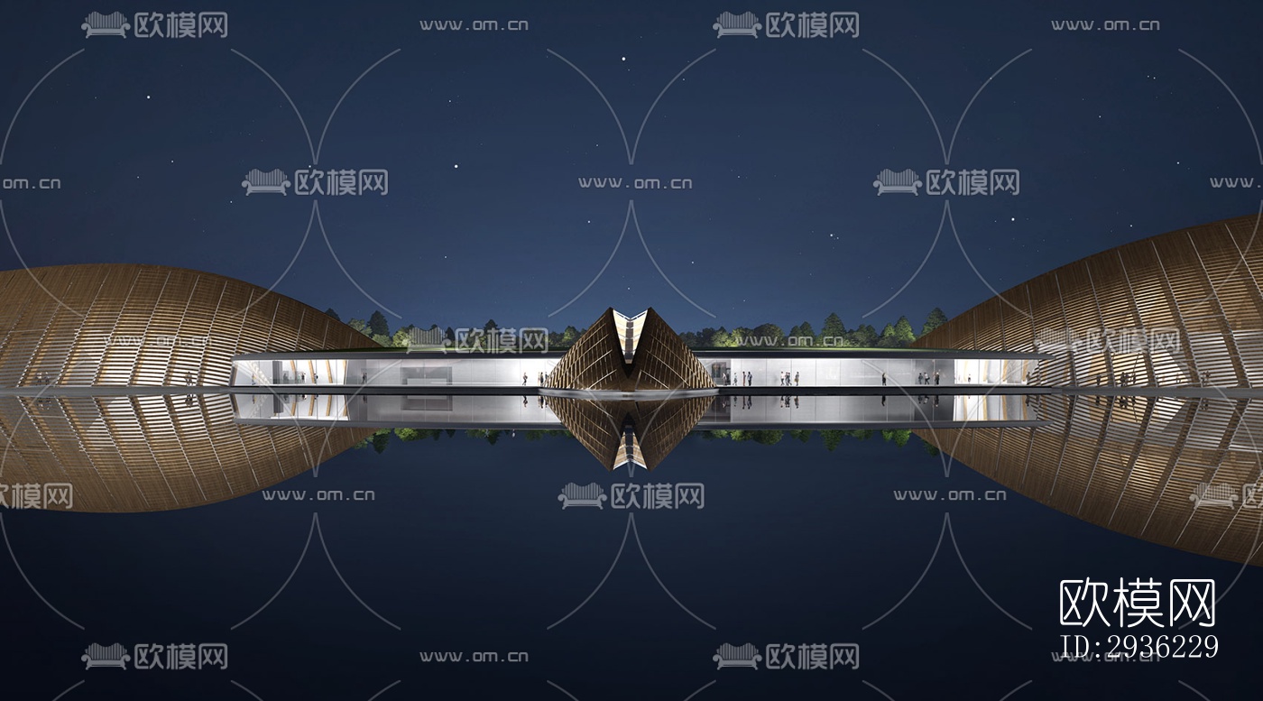 东南亚美术博物馆效果图下载（渲染图7）