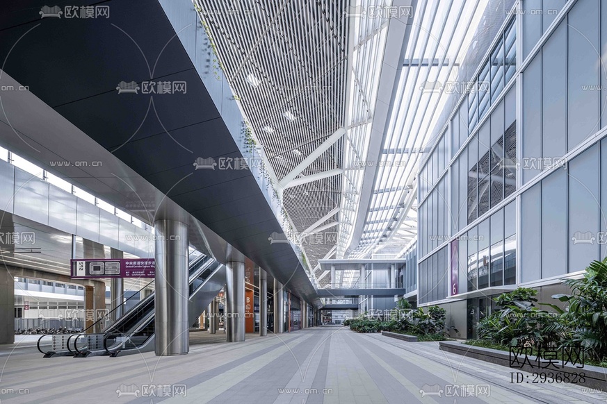 現(xiàn)代文體建筑效果圖下載(渲染圖3)