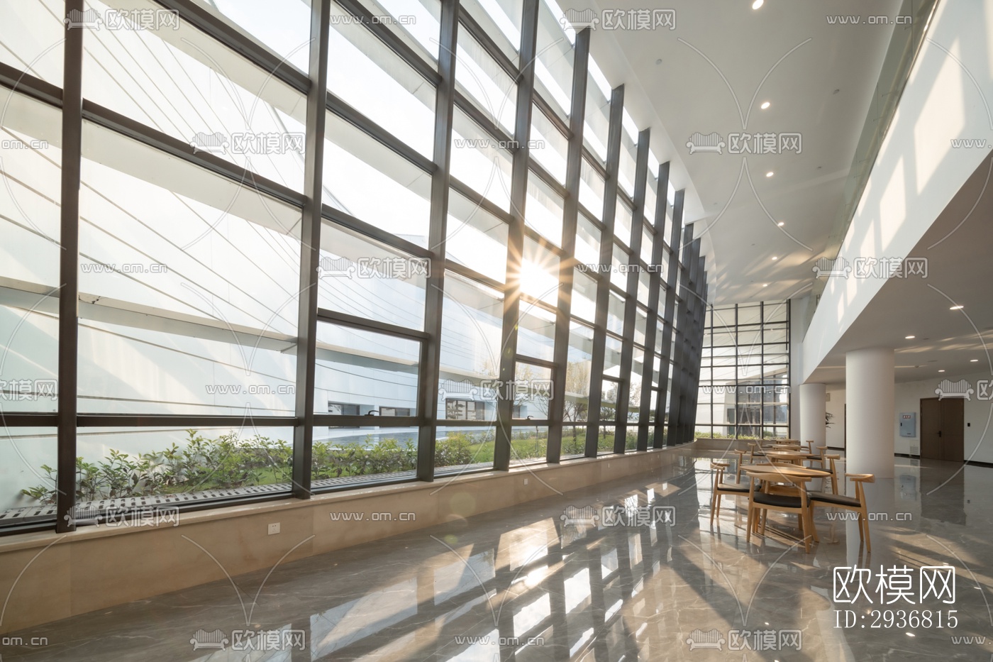 现代文体建筑效果图下载（渲染图6）