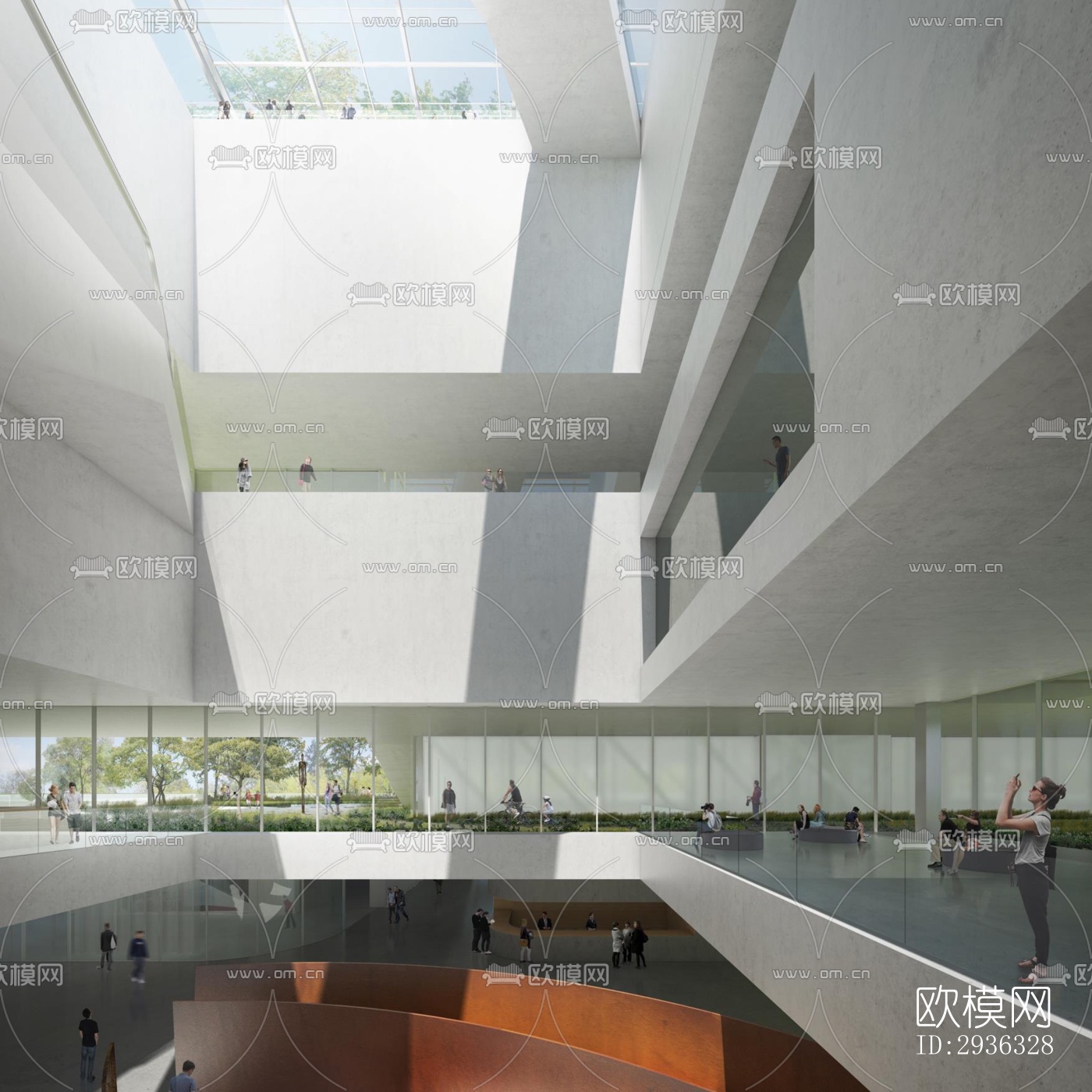 现代美术博物馆效果图下载（渲染图5）