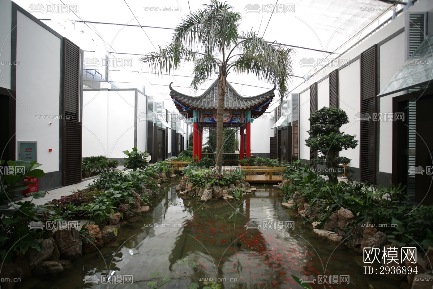 中式中餐厅效果图下载（渲染图20）