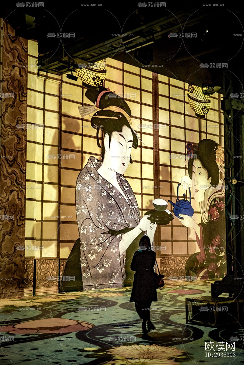 日式美术博物馆效果图下载（渲染图19）