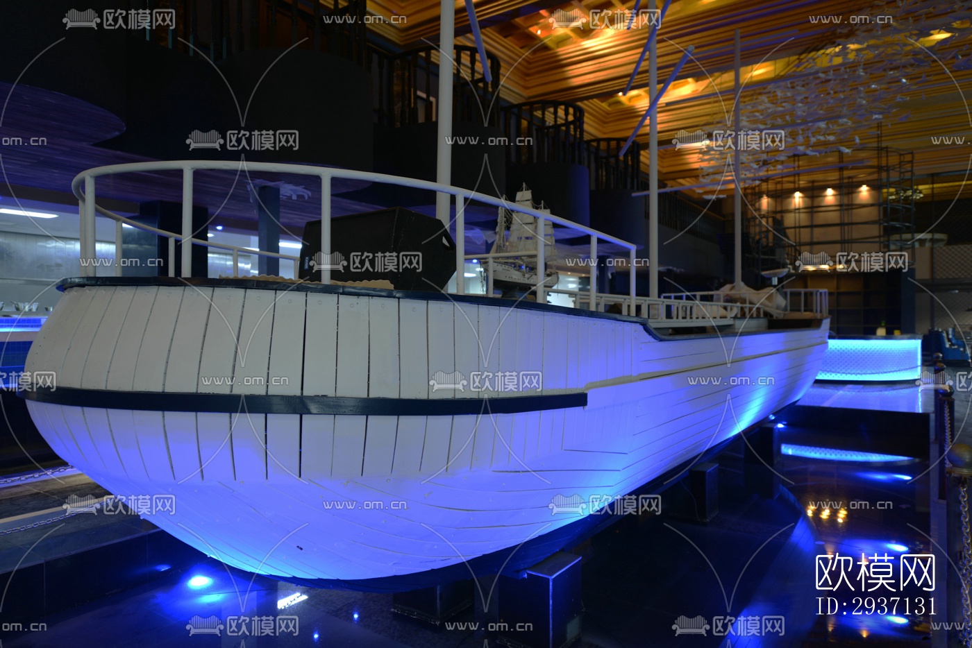 欧式西餐厅效果图下载（渲染图14）