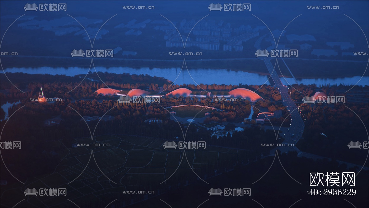 东南亚美术博物馆效果图下载（渲染图9）