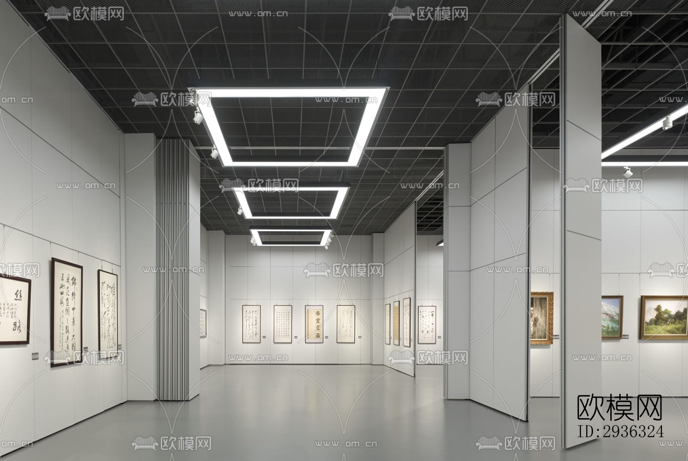 现代美术博物馆效果图下载（渲染图7）