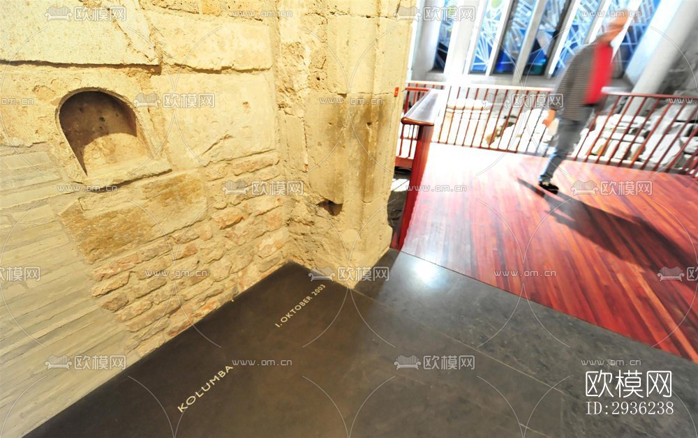 中古风美术博物馆效果图下载（渲染图7）