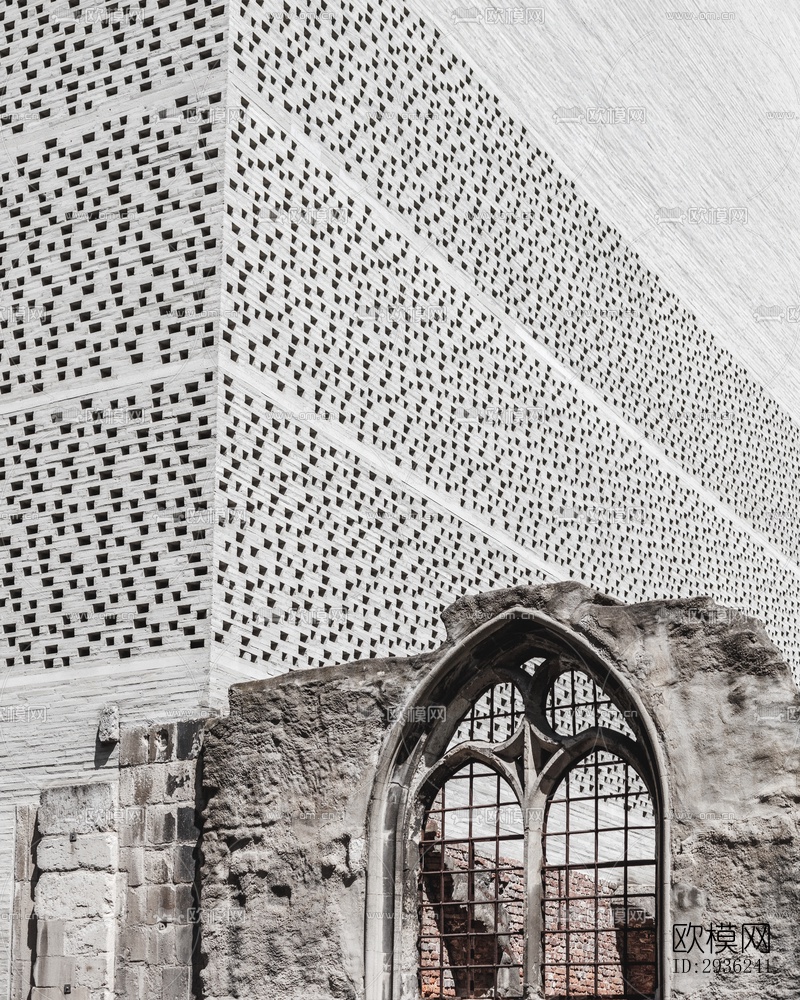 中古风美术博物馆效果图下载（渲染图8）