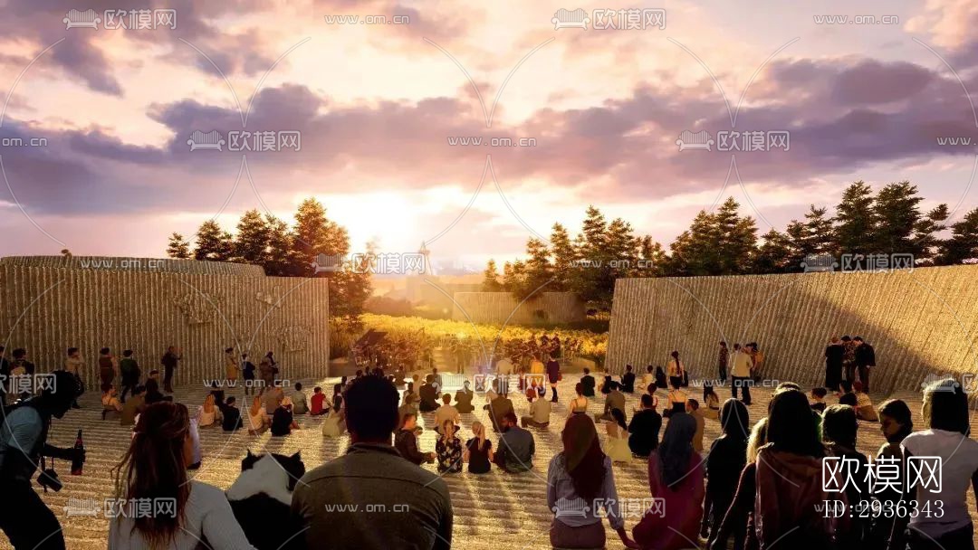 现代美术博物馆效果图下载（渲染图16）