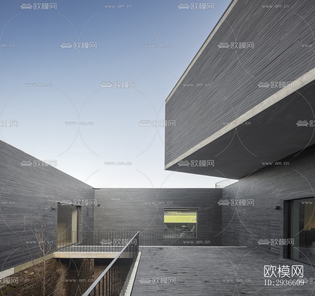 工业风居住建筑效果图下载（渲染图10）