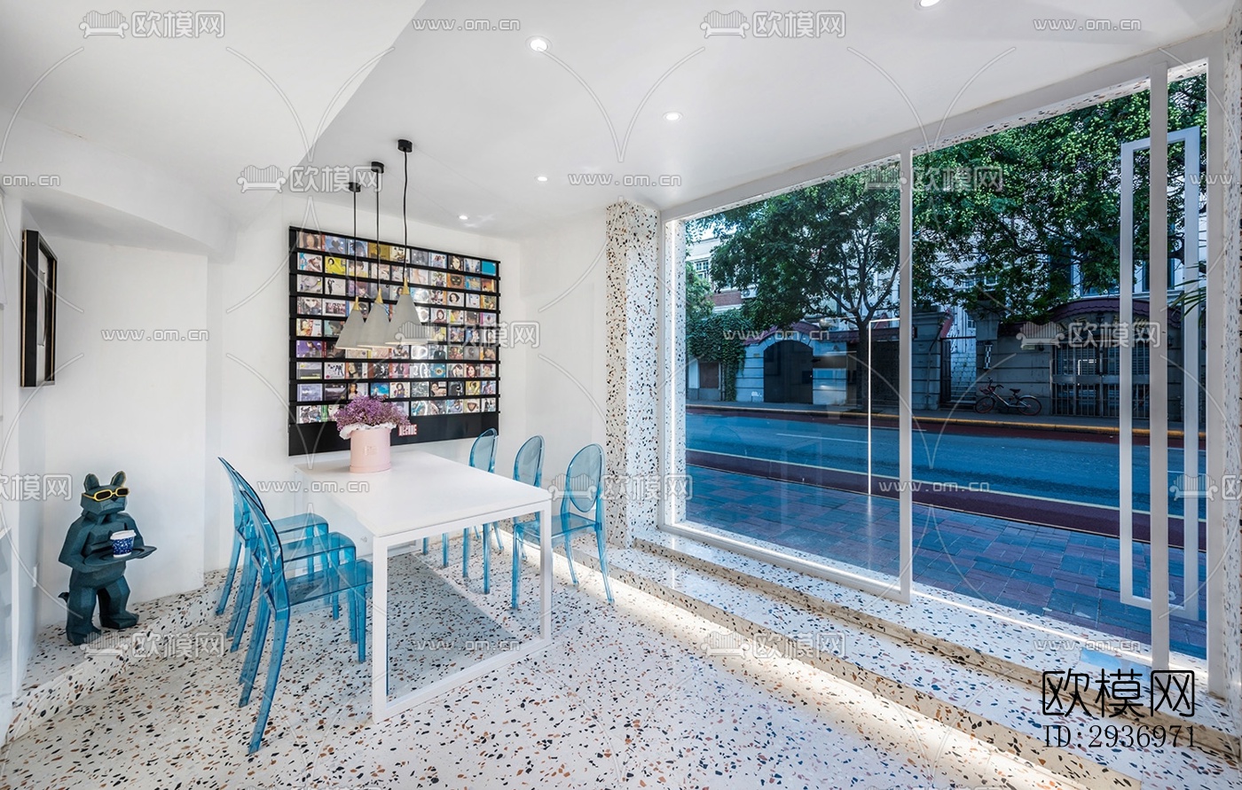 北欧咖啡奶茶效果图下载（渲染图13）