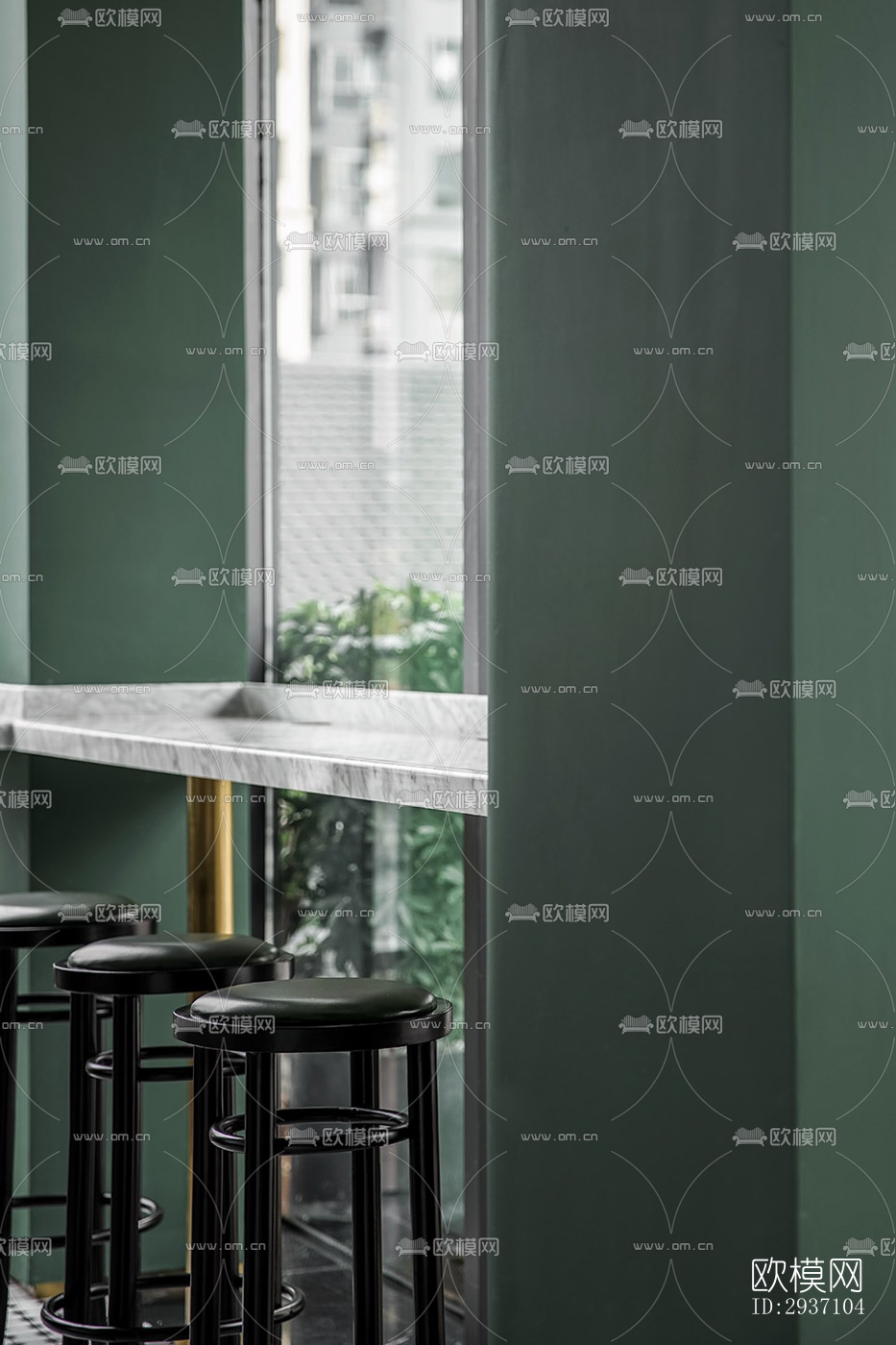 东南亚西餐厅效果图下载（渲染图16）