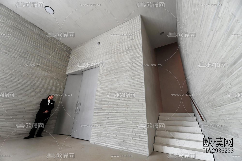 中古风美术博物馆效果图下载（渲染图8）