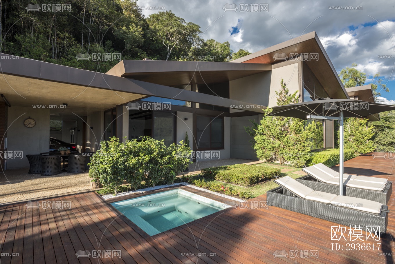 工业风居住建筑效果图下载（渲染图19）