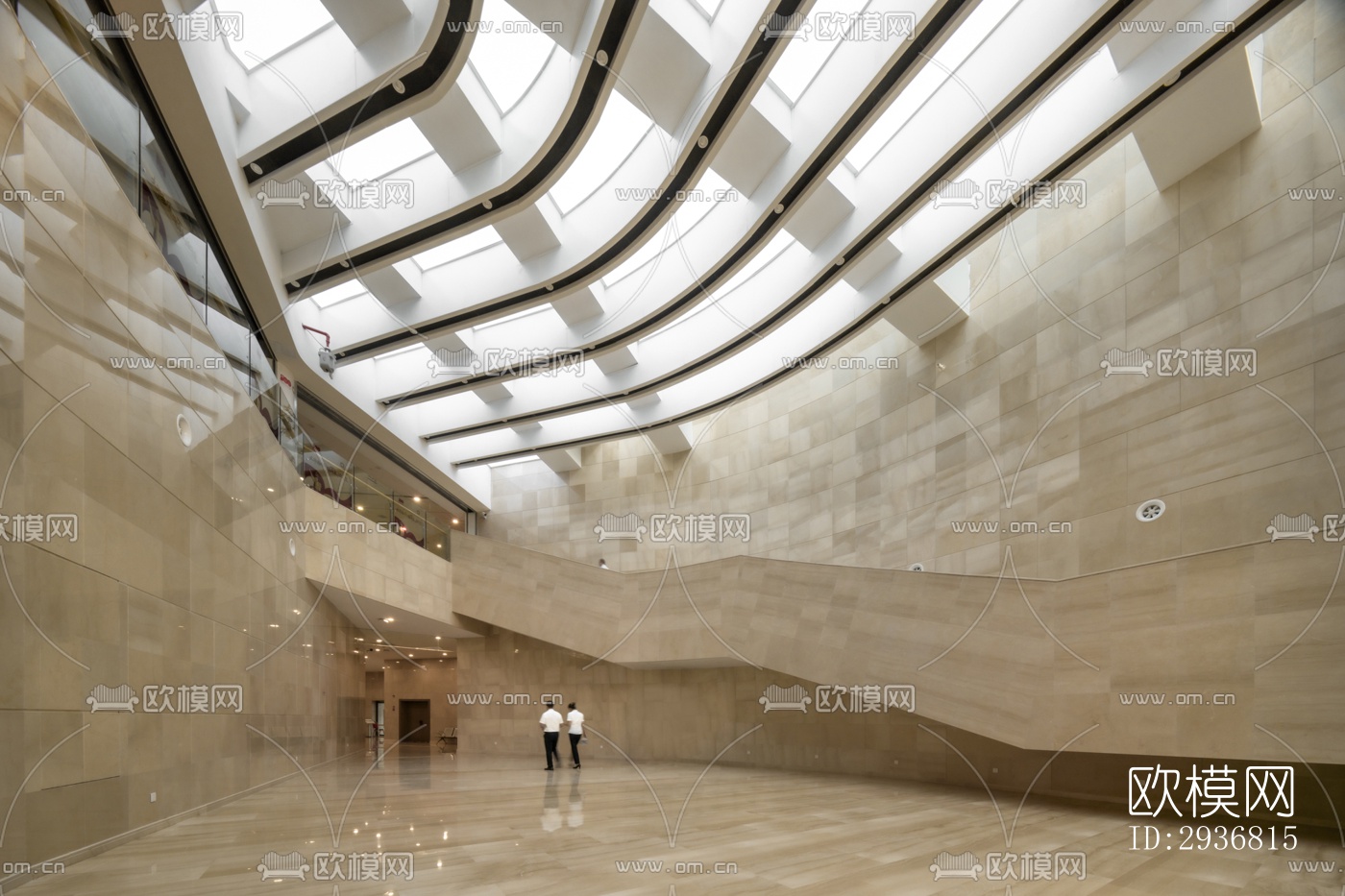 现代文体建筑效果图下载（渲染图5）