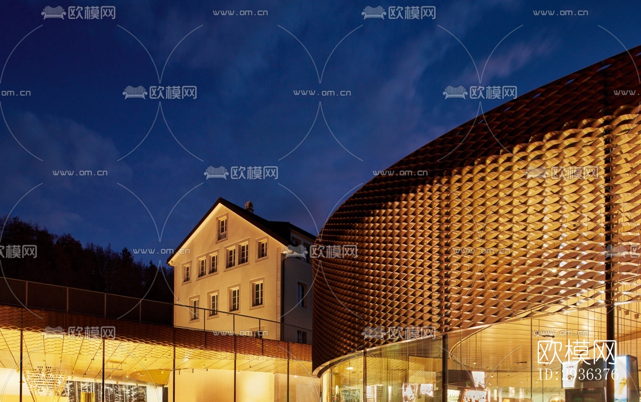 现代美术博物馆效果图下载（渲染图2）