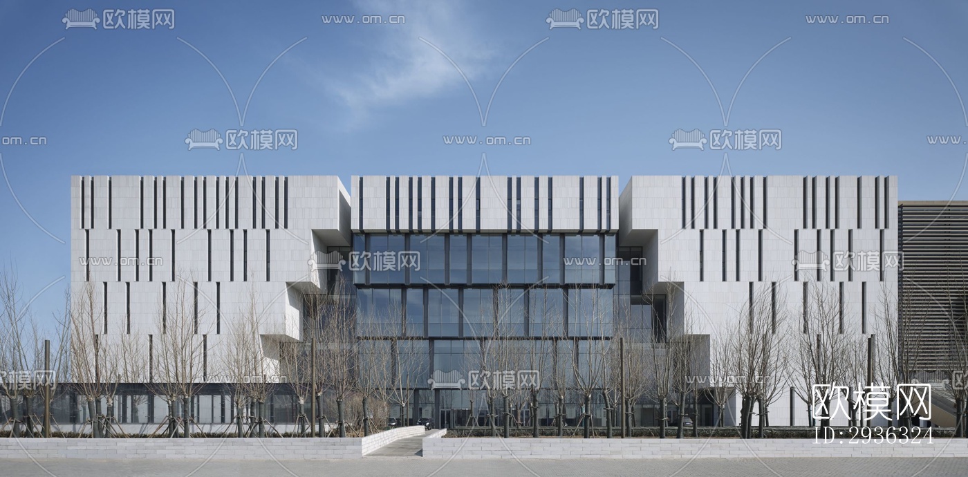 现代美术博物馆效果图下载（渲染图2）