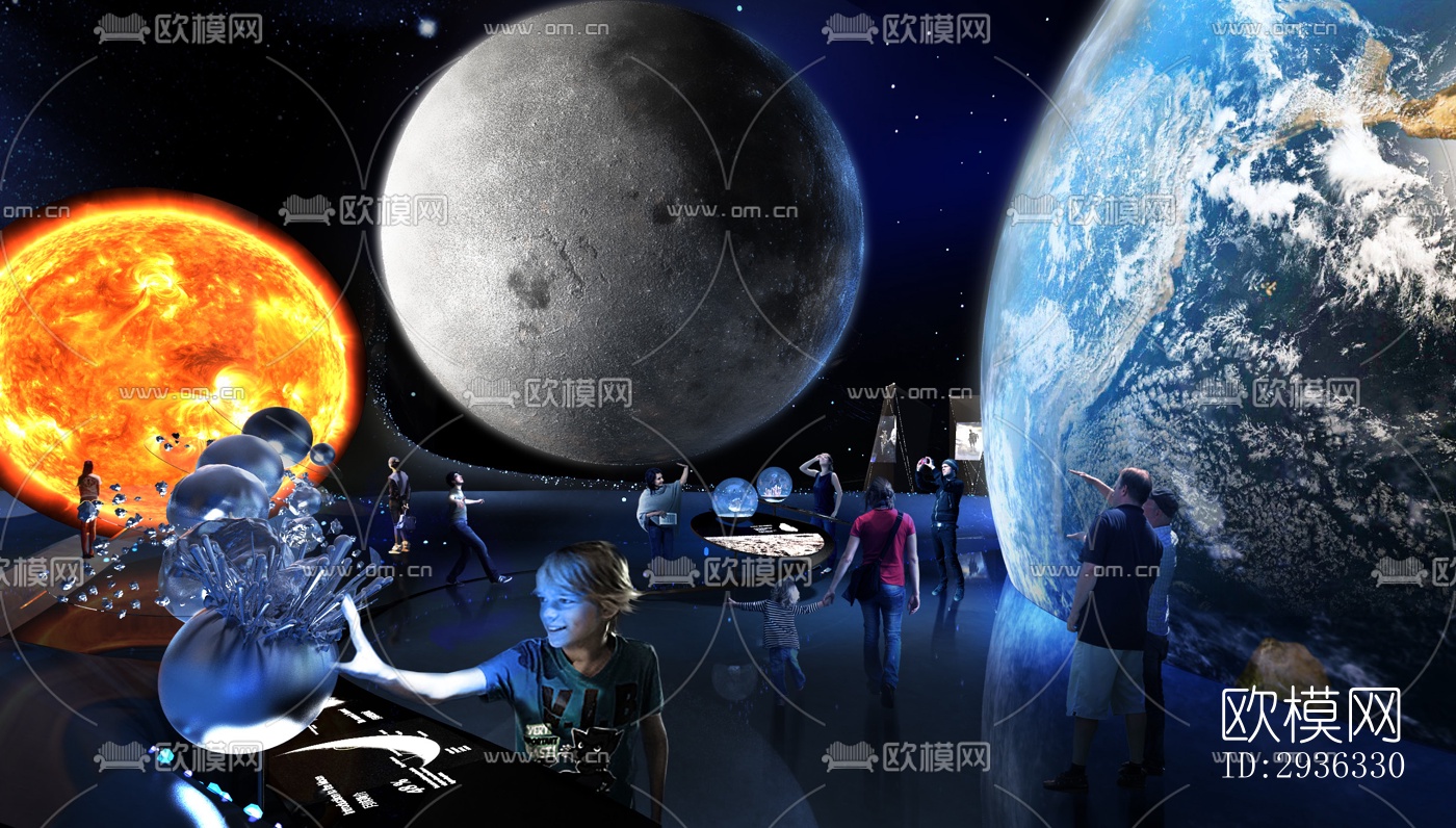 现代美术博物馆效果图下载（渲染图11）