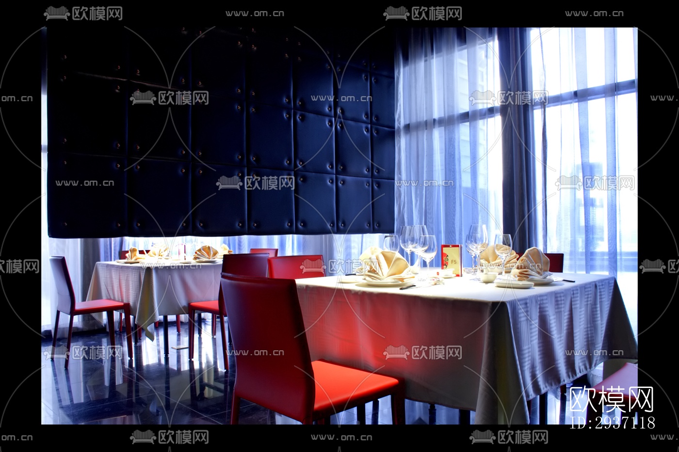 后现代西餐厅效果图下载（渲染图16）