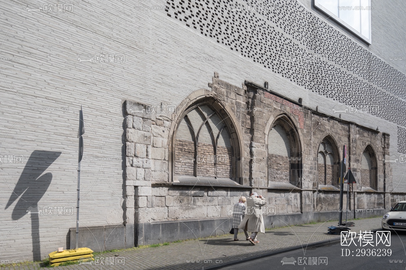 中古风美术博物馆效果图下载（渲染图6）