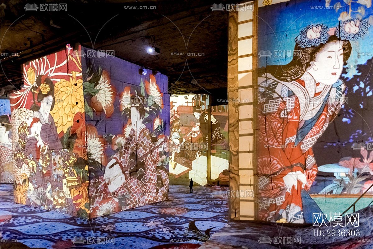 日式美术博物馆效果图下载（渲染图3）