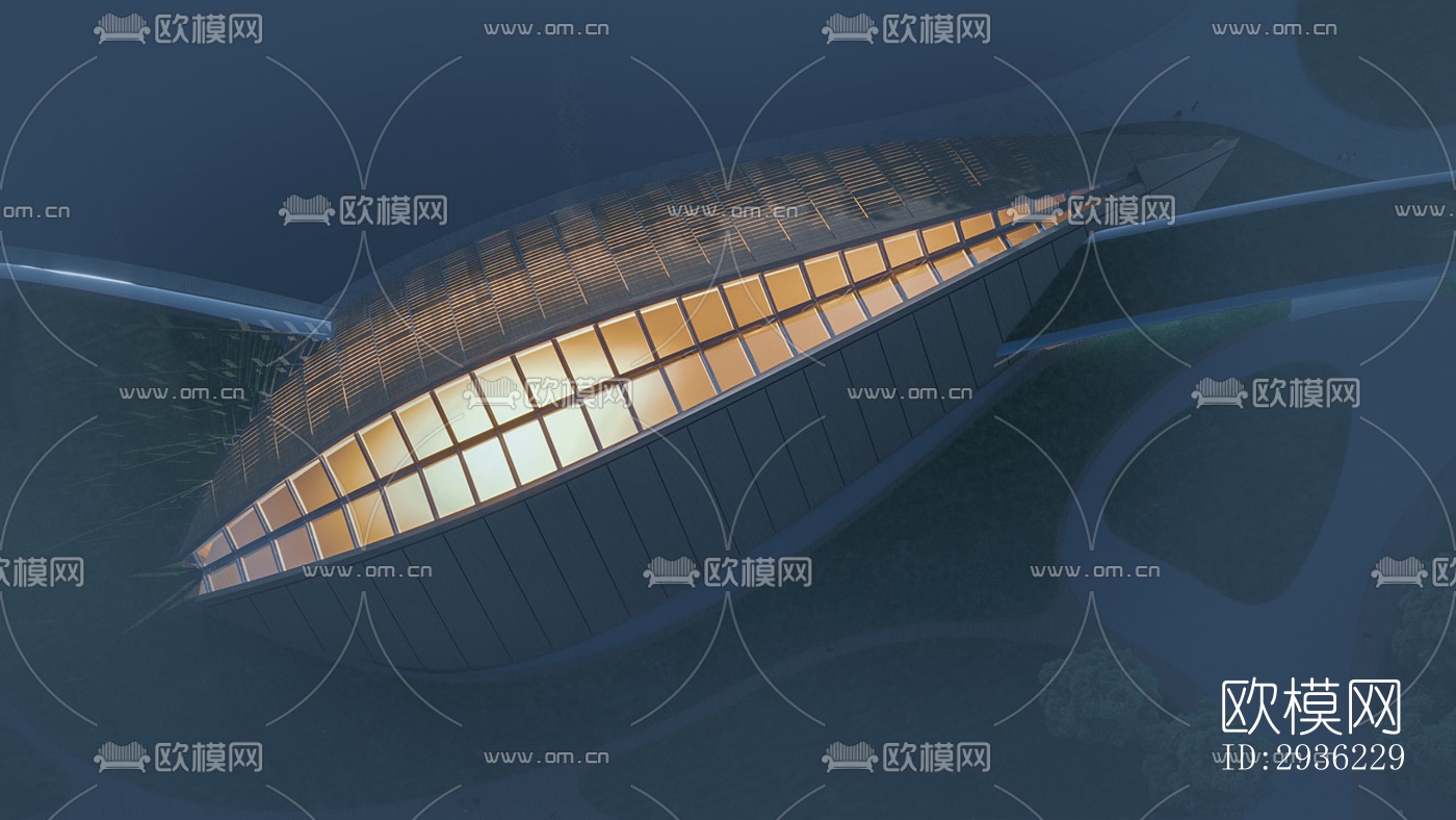 东南亚美术博物馆效果图下载（渲染图12）