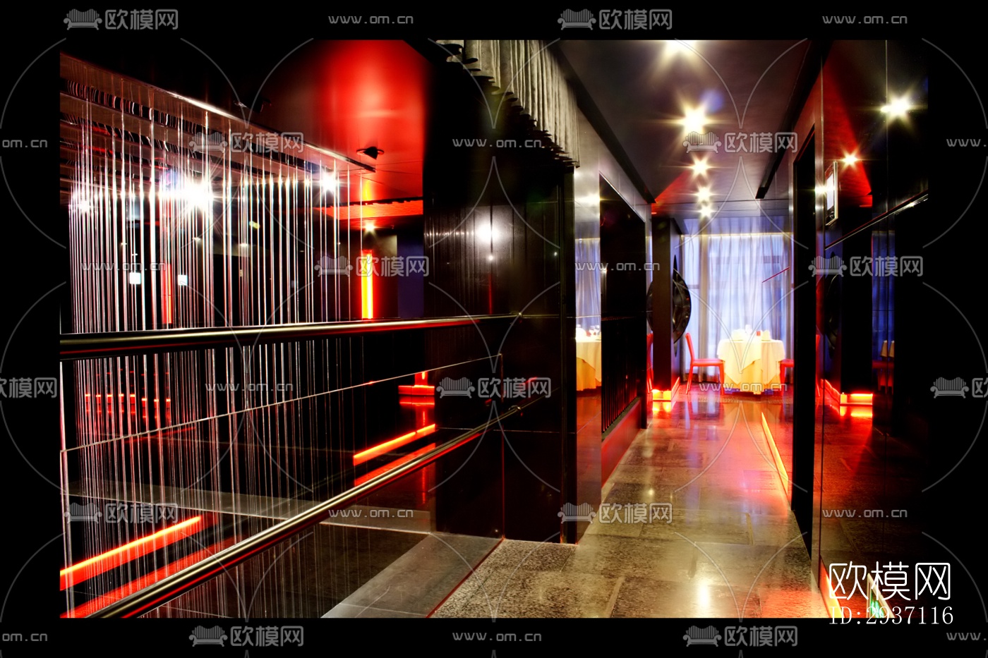 后现代西餐厅效果图下载（渲染图10）