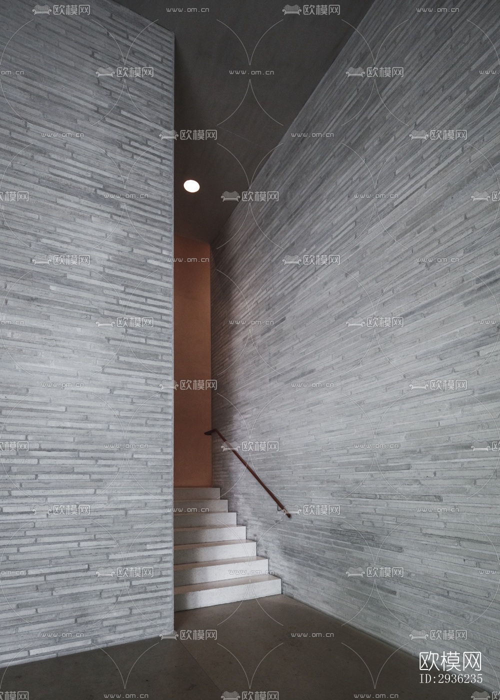 中古风美术博物馆效果图下载（渲染图3）