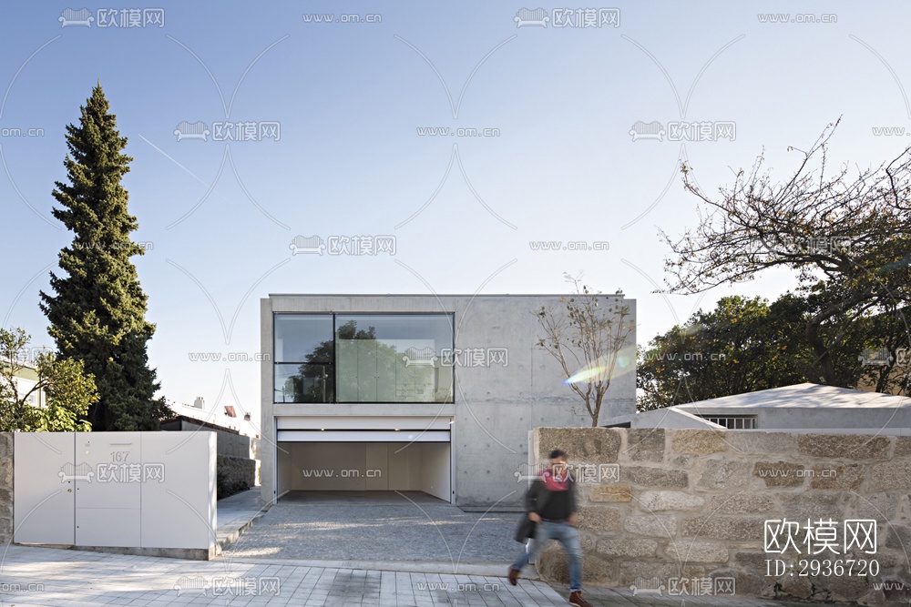 现代居住建筑效果图下载（渲染图6）