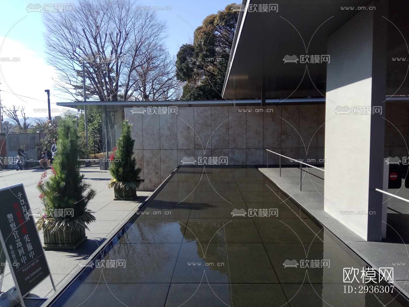 日式美术博物馆效果图下载（渲染图8）