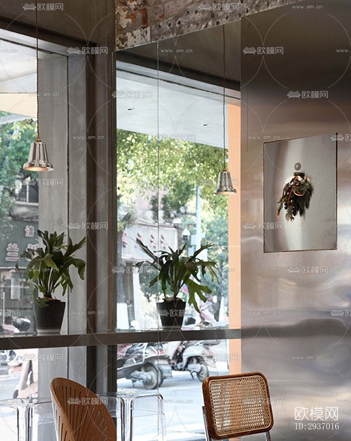 工业风咖啡奶茶效果图下载（渲染图3）