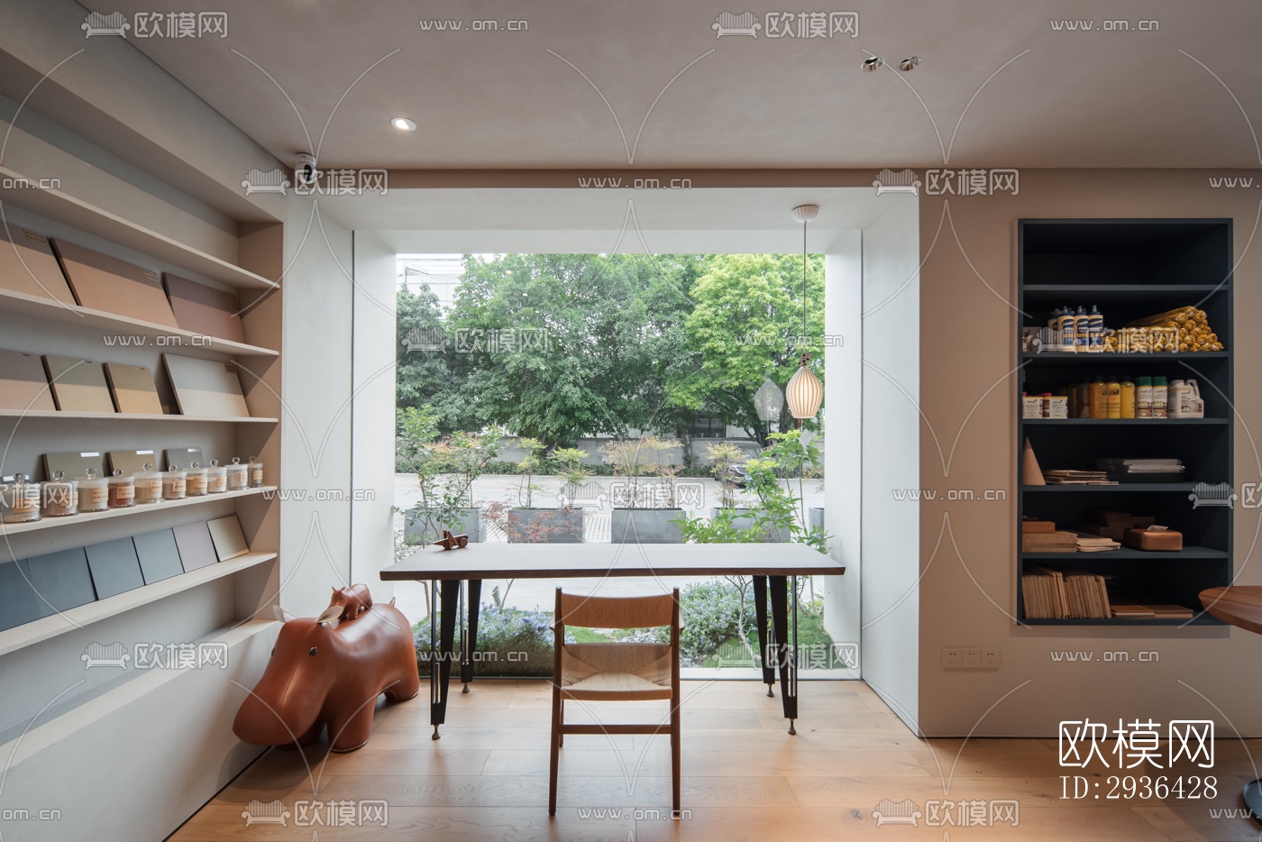 北欧办公区效果图下载（渲染图6）